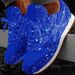 New Women Athletic Shoes Sequins Plus Size Bling Sneakers Outdoor Flat Heel Round Toe Sport Casual Walking Shoes C0130_vogvips.com