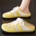 Women's Shoes Casual Shoes Breathable Mesh Shoes Half Slippers Soft Sole Dexun Shoes Fashion Women's Single Shoes_vogvips.com