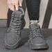 European Warm Series Autumn Winter New Fashion Versatile High-top Leather Motorcycle Yellow Martin Outdoor Sports Travel Height-increasing_vogvips.com