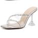 High-heeled Stiletto Fashion Sweet Leg-lengthening Rhinestone 2026 Summer New Crystal Sandals Women's Slippers_vogvips.com
