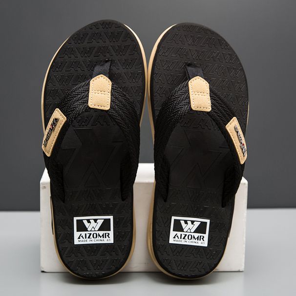 Essential For Fashion-conscious Men: Lightweight, Slip-resistant Man-made Flip-flops For Summer, Perfect For Beach Vacations._vogvips.com