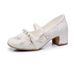 Women’s Shoes Horse Faced Skirt Embroidered Shoes Fashionable High Heeled Hanfu Shoes For Women Temperament Versatile Mary Jane Cheongsam Dance Shoes_vogvips.com