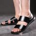 Men's Summer Breathable Casual Slip-On Sandals Outdoor Beach Wear-Resistant Anti-Slip Daily Commute Two-Way Wear_vogvips.com