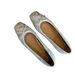 Lan Cabinet Edition ~ French Style Gentle Shallow Mouth Bowknot Flat Single For Women Slip-On Square Toe Horsehair_vogvips.com