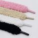 Shoelaces 1.5cm Plush Shoelaces Cute Ins Style Trendy Sneakers Widened Flat Plush Shoelaces Casual Canvas Shoes Accessories_vogvips.com