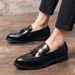 Men's Popular Fashion Loafer Casual Shoes Lightweight Popular Men's Large Size Tassel Brogue Casual Slip-on Leather Shoes_vogvips.com