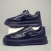 Men's Genuine Leather White Sneakers Platform Breathable Casual Board Shoes Comfortable Lightweight Fashion Trendy Sports_vogvips.com