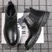 European Warm Series British Style Martin High Top Genuine Leather Winter Fleece Lined Warm Mid-Top Men Thick Sole Short Boots_vogvips.com