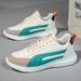 Men's New Leather Trendy Casual Board Men's And Women's Versatile White Shoes, Student Soft Soled Comfortable Running_vogvips.com