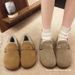 Fleece-Lined Full-Coverage For Women 2025 Winter New Slip-On Furry Thickened Warm Thick-Soled Snow Cotton_vogvips.com