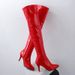 32/48 Plus Size Women's Shoes Pole Dance Simple High Heels Over-the-Knee Long Boots_vogvips.com