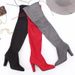 Pointed Toe High Over-the-Knee For Women 2023 Autumn Winter New Fashion Chunky Heel Riding Boots_vogvips.com