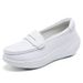 Nurse Women's Singles Breathable Soft Not Tiring Feet, Thick Soles, High Height Rocking Sponge Cake Shoes, Autumn And_vogvips.com