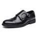 Euro Step Fashion Trend Brogue Youth Low-top Casual Large Men's Leather Shoes 38-40 Size_vogvips.com