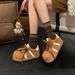 Women's Thick-soled German Training Shoes, New Autumn 2026 Model, Brown, Niche Fashion Casual Sports Shoes_vogvips.com
