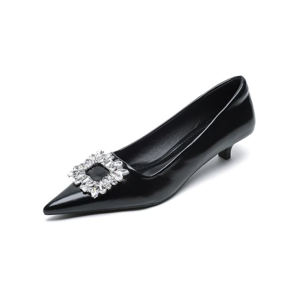 Thin Heels And Soft Soles Are Not Tired, High Heels For Women With Skirts, French Pointed Heads, Shallow Mouth Single Shoes For Women_vogvips.com