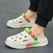 Men Wear A Bun Head Sandals Sandals Breathable River Beach Slippers_vogvips.com