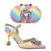 Three-dimensional applique decorative stiletto sandals with the same color fashion design banquet evening bag_vogvips.com
