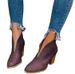 ShoeVault Independent Station Cross-Border Plus Size Chunky Heel Bare Short 2022 European And American Slip-On Fashion_vogvips.com