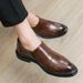 Suitable For All Seasons 2025 Spring And Autumn New Zipper Slip-On Large Size Business Casual Loafers For Men, Wedding Shoes, Sizes 38-46_vogvips.com