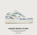 Guangzhou Destroyed Aesthetic Design Breathable Men's Trendy Washed Denim Sneakers Unisex Couple Shoes_vogvips.com