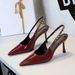 7317-A7 European And American Fashion Stiletto Rivet Back Strap Shallow Mouth Single For Women Elegant Sexy Commuting_vogvips.com