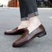 New Releases In December 2025 New Genuine Leather Men's Summer Slip-On Breathable Casual Loafers_vogvips.com
