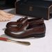 Men’s Shoes Tassel Loafers Leather Cowhide Pointed Slip-on Men's Shoes Business Casual Leather Shoes Men's Dress Shoes_vogvips.com