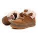 Women's Shoes Thick Fur And Velvet Short Boots Genuine Leather Cotton Shoes Cowhide Snow Boots Non Slip Warm Women's Boots With Thick Soles_vogvips.com