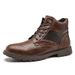 Men's Shoes Wind Martin Boots Men's Retro Casual Tooling Short Boots High Top Shoes_vogvips.com