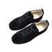Rivet Casual Men Bow Head Breathable Leather Cloth Sewing Color Fashion Comfortable Shoes_vogvips.com