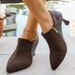 Spring/Summer 2026 New Vintage Single-Heel Women's Pointed-Toe Mid-Heel Shoes_vogvips.com