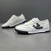 Men's High-End Genuine Leather Flat Trendy And Versatile Casual White Shoes, Men's Fashionable German Shoes_vogvips.com