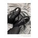 ShoeVault Beijiang Wolf Buckle Matte Leather British Style Lace-up Ins Trend Sole Men's Trendy Four Seasons Derby Shoes_vogvips.com