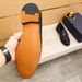 High-End Fashion Genuine Leather Casual Shoes Commuting Black Business Men's Slip-On Comfortable Penny Loafers_vogvips.com