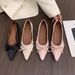 .Spring 26: Soft Peach Color Feminine French Pointed-Toe Sandal For Women_vogvips.com