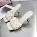 2026 Summer New Square Open Toe Internet Celebrity Quilted Sandals Fairy Style Outdoor Thin Heel High Heels For Women_vogvips.com