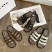 2026 Fashion Flat Slippers For Women In Summer Buttoned Up And Worn With A Straight Drag On Beach Slippers_vogvips.com