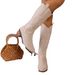 Spring And Autumn New Style Chunky Heel V-Cut Slimming Travel High Tube Long Over-the-Knee Embroidered Western Cowboy_vogvips.com