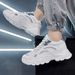 Men’s Shoes Men's sports shoes casual mesh daddy fashion shoes men's shoes spring new all match trendy running white shoes men's_vogvips.com