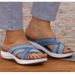 Home Slipper Women Cross Strap Cloud Sandals Summer Flip Flops Beach Slides Men Male Casual House Platform Shoes Flat_vogvips.com