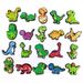 Cute Dinosaur Series Shoes Flower Shoe Buckle PVC Soft Glue Personality DIY Garden Shoe Accessories Accessories_vogvips.com