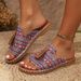 In-stock Bohemian Flat For Women, 2025 New European And American Style Tassel , Popular Large Size_vogvips.com