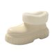 High-top Waterproof Backless Shoes For Women Winter Indoor Home Fleece-lined Warm Stepping Comfort EVA Outdoor_vogvips.com