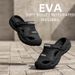 EVA Sandals Men In Summer, Thick Soft Soled Outdoor Wear, Beach For Casual Sports, And Perforated Shoes_vogvips.com