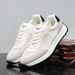 Men's Summer Mesh Breathable Casual Sneakers Lightweight Soft Sole Low Top Couple White Shoes Versatile K066_vogvips.com