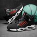 Men's High-Top Basketball Shoes Feature A Breathable Mesh Design Maximum Comfort Outdoor Shock-Absorbing Shoes,_vogvips.com