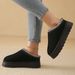 Women's Shoes Warm Snow Boots Women's Autumn And Winter New Fashion Integrated Round Toe Thick Bottom Snow Boots Women's Shoes_vogvips.com