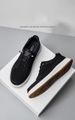 Men's Little White Shoes Mesh Board Shoes Platform Sports Shoes Casual Board Shoes Men's First Layer Of Cowhide Breathable_vogvips.com