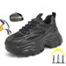 Breathable Sneaker For Work Steel Toe Indestructible Safety Shoes Puncture-Proof Women Sneakers_vogvips.com